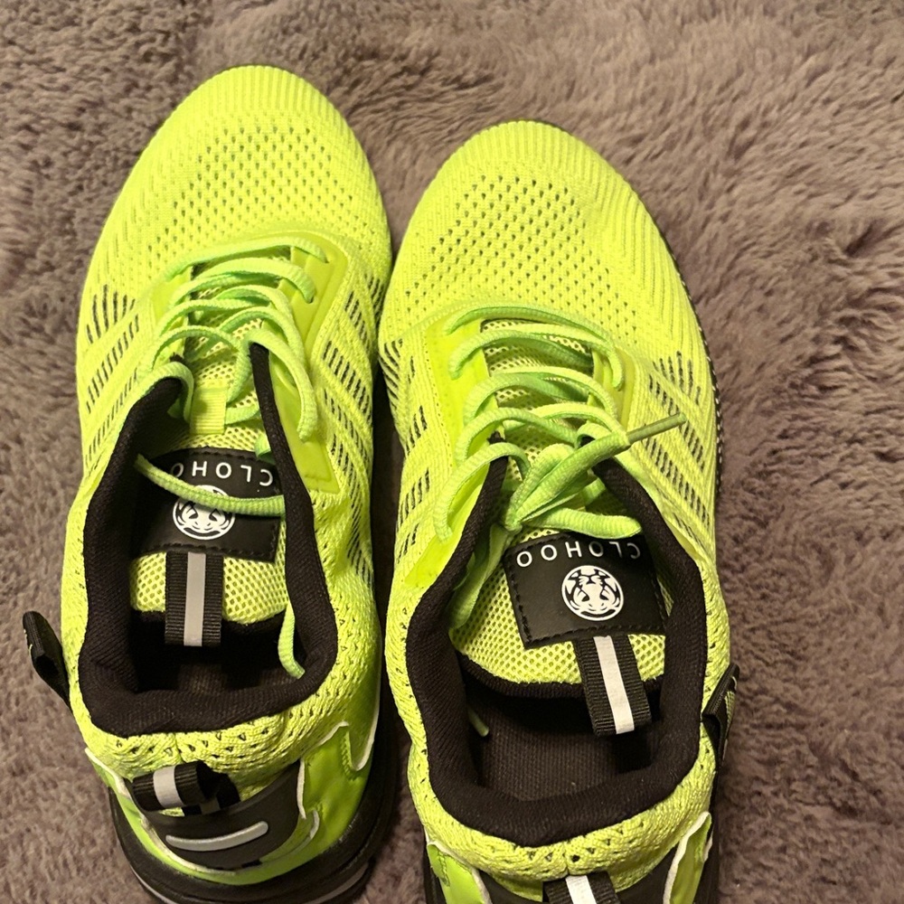 Men's Neon Green Athletic Shoes